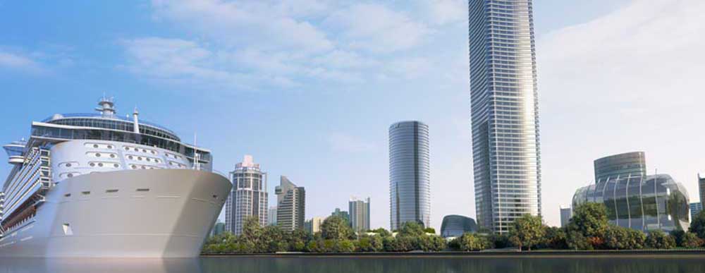 上海外滩W酒店游泳池外景